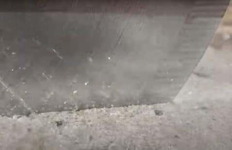 How do you cut a 4 inch concrete slab?